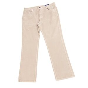 Men’s Vineyard vines beige micro corduroy 5 pocket pants stretch cotton 36 x 30